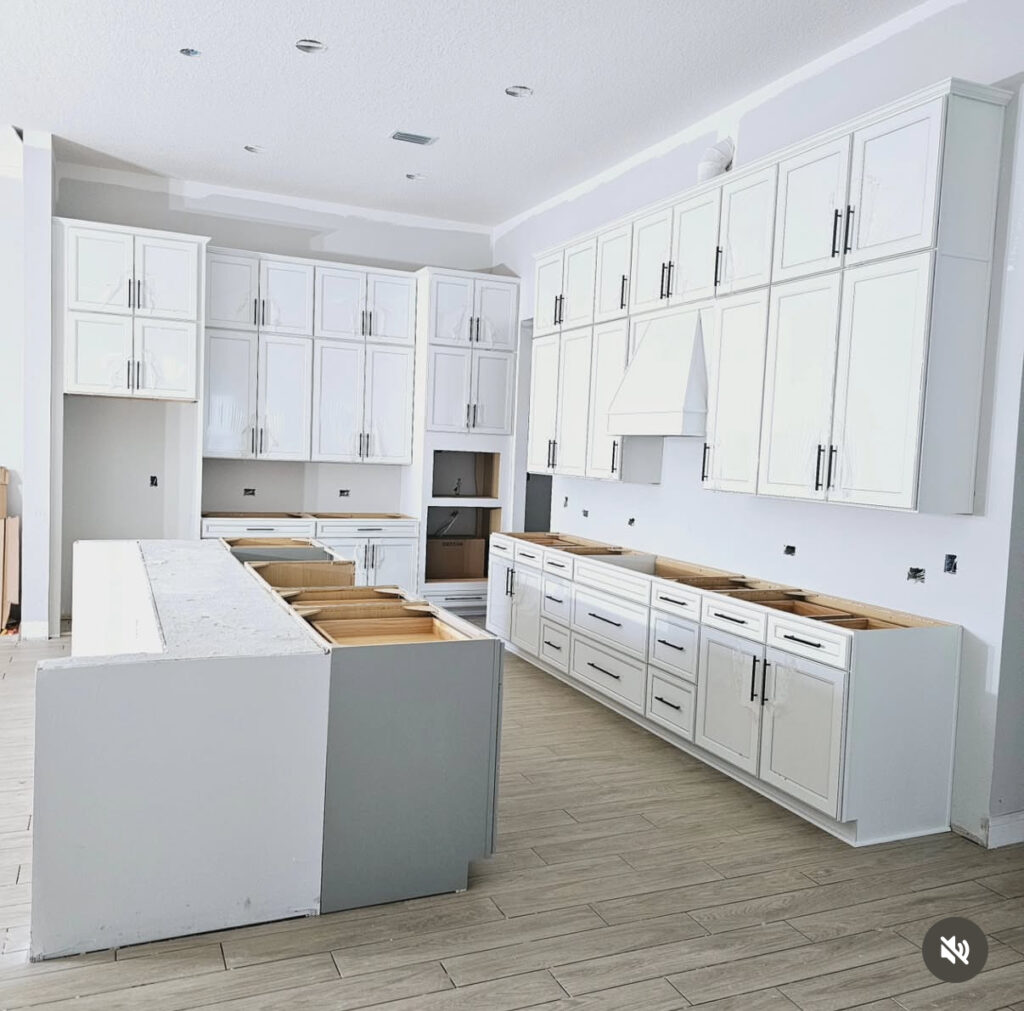 Professional kitchen cabinet installation in Jacksonville FL